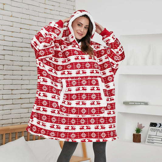 Hoodie Blanket red deer