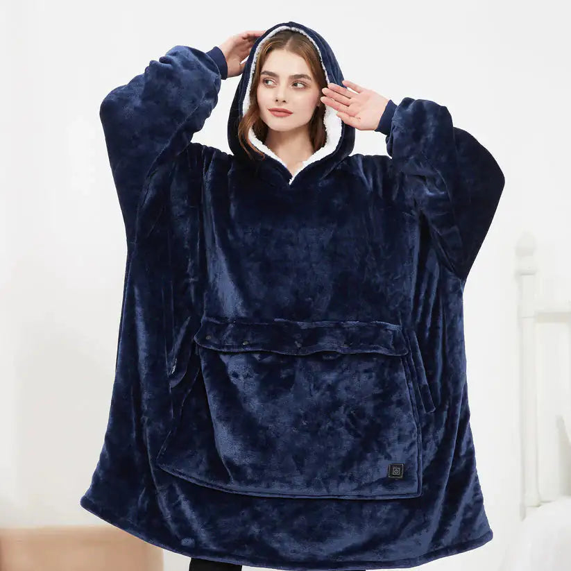 Hoodie Blanket Blue