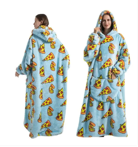 Blanket Nightgown Pizza