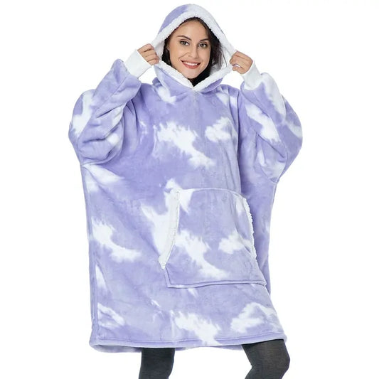 Hoodie Blanket Purple