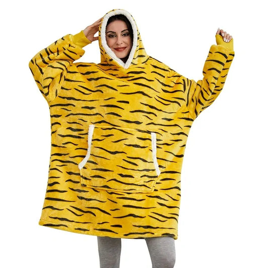 Hoodie Blanket Tiger